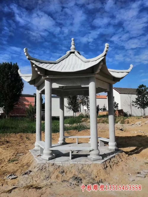 大理石凉亭 北海花岗岩凉亭雕塑制作厂